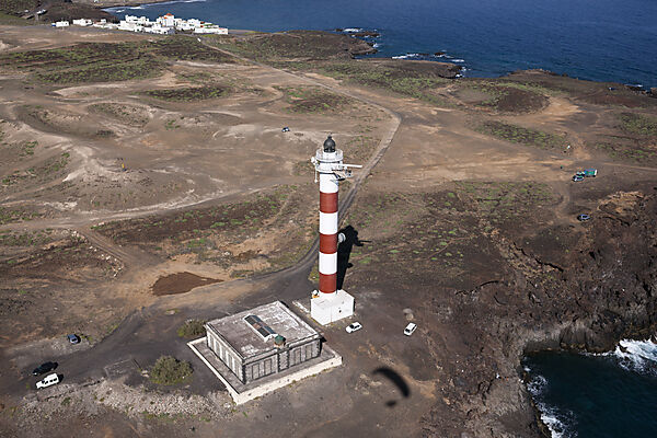 Luftaufnahme Leuchtturm Faro de punta Abona