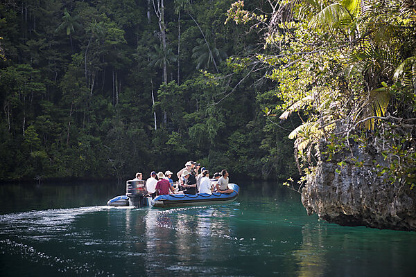 Ausflug in die Rock Islands der Strait of Iris