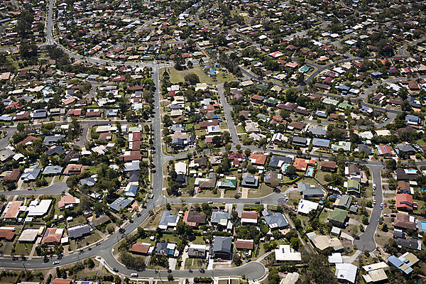 Aerial View of Alexandra Hills, Brisbane, Australia