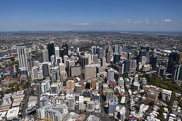Skyline von Brisbane, Brisbane, Australien
