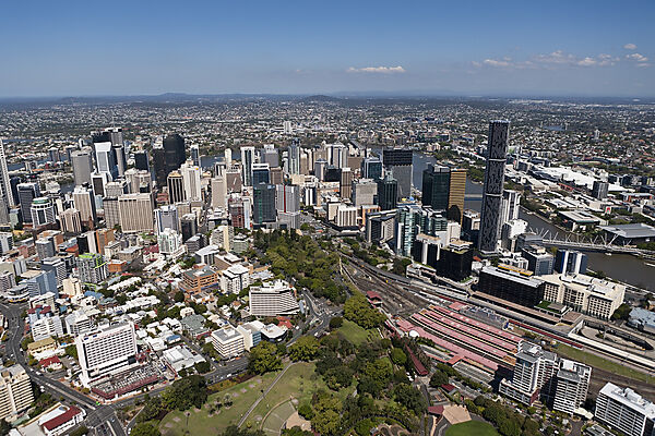 Skyline von Brisbane, Brisbane, Australien