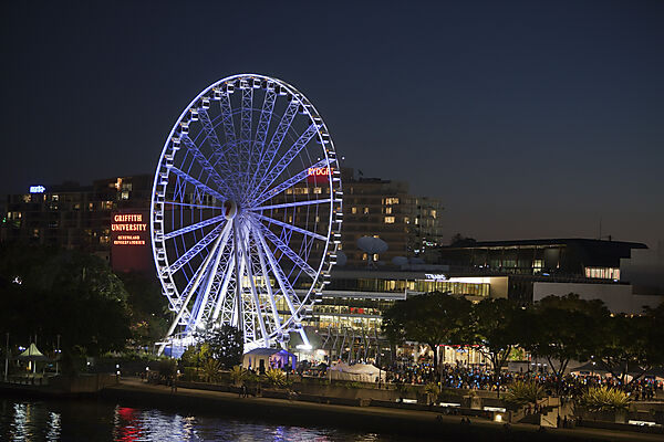 Riesenrad in South Bank Parklands, Brisbane, Australien