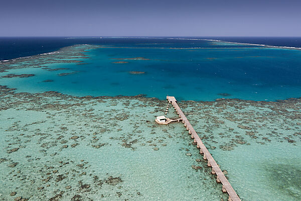 View from Sanganeb Lighthouse, Red Sea, Sudan