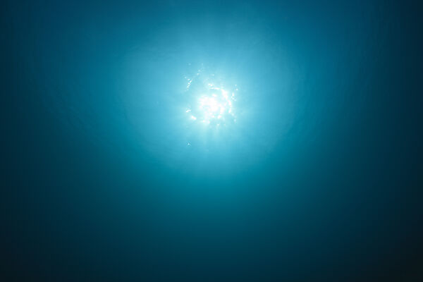 Sunbeams in Ocean, Raja Ampat, West Papua, Indonesia