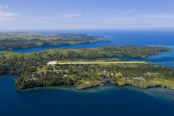 Aerial View of Tufi with Aristrip, Cape Nelson, Papua New Guinea