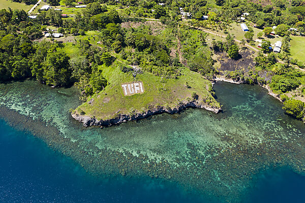 Aerial View of Tufi, Cape Nelson, Papua New Guinea
