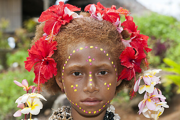 Maedchen von Kofure, Tufi, Oro Provinz, Papua Neuguinea