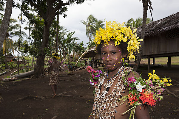 Maedchen von Kofure, Tufi, Oro Provinz, Papua Neuguinea