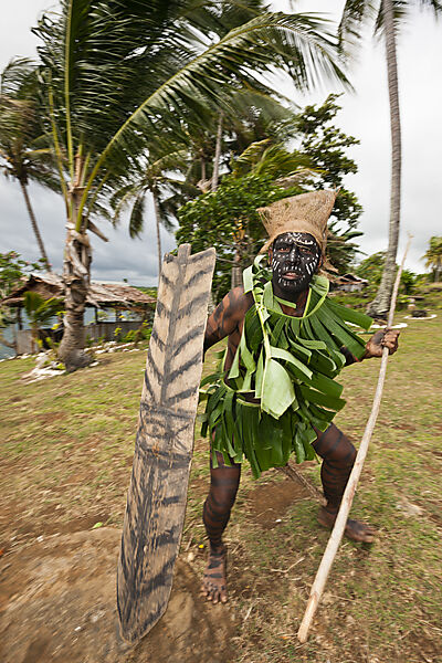 Krieger der Kofure, Tufi, Oro Provinz, Papua Neuguinea
