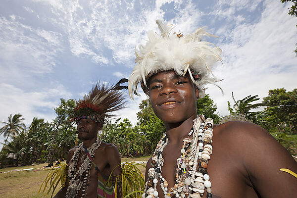 Traditionelles Sing Sing, Tufi, Oro Provinz, Papua Neuguinea