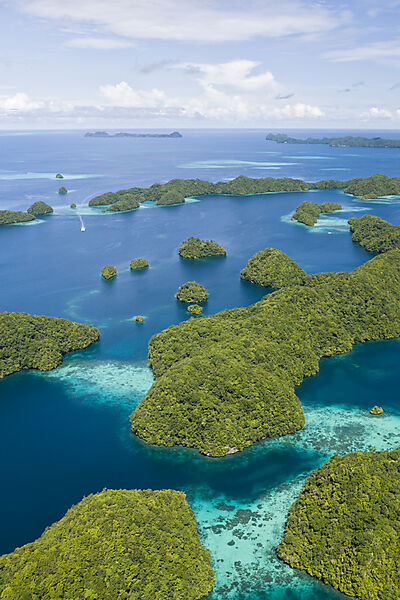 Rock Islands von Palau, Pazifik, Mikronesien, Palau