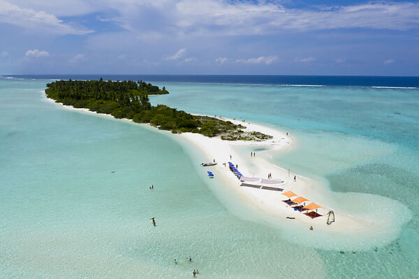 Barbeque Insel Bodumohora, Felidhu Atoll, Indischer Ozean, Malediven