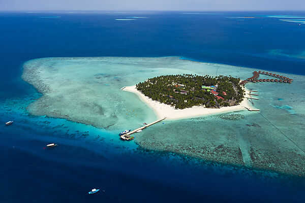 Ferieninsel Alimatha, Felidhu Atoll, Indischer Ozean, Malediven