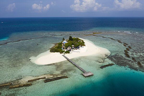 Privatinsel Vaagali, Sued Male Atoll, Indischer Ozean, Malediven