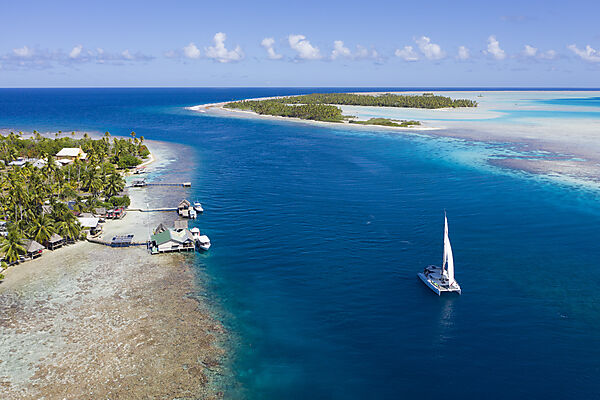 Tetamanu Pass of Fakarava Atoll, Tuamotu Archipel, French Polynesia
