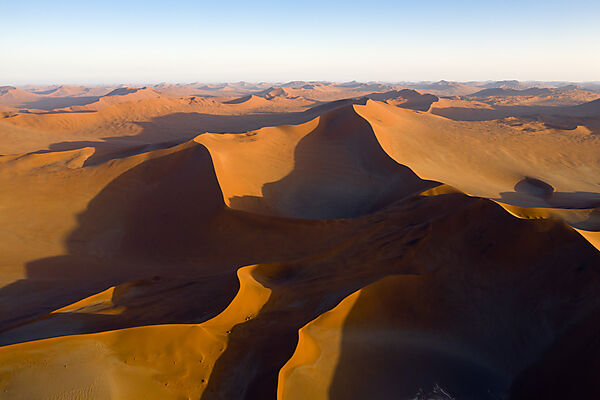Duenen im Sossusvlei Areal, Namib Naukluft Park, Namibia