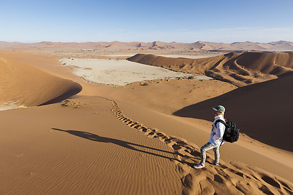 Big Daddy Duene im Deadvlei, Namib Naukluft Park, Namibia