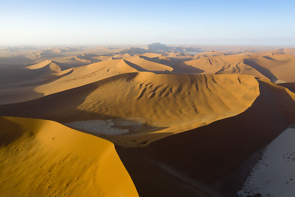 Luftaufnahme des Hiddenvlei, Namib Naukluft Park, Namibia