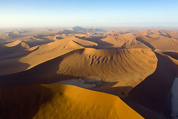 Luftaufnahme des Hiddenvlei, Namib Naukluft Park, Namibia