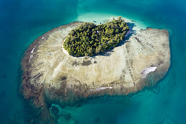 Blick auf die Insel Lissenung, New Ireland, Papua Neuguinea