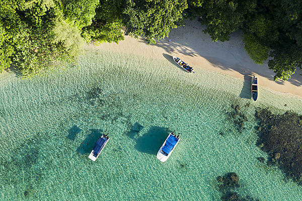 Blick auf die Insel Lissenung, New Ireland, Papua Neuguinea