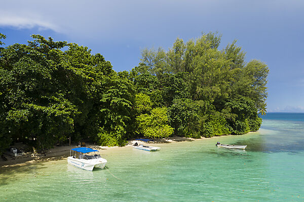 Blick auf die Insel Lissenung, New Ireland, Papua Neuguinea