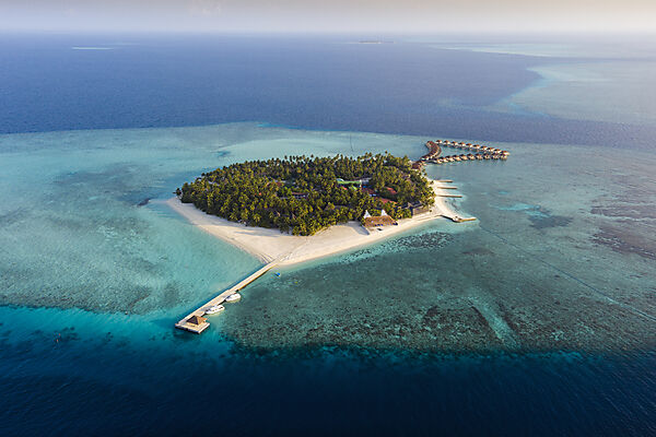 Ferieninsel Alimatha, Felidhu Atoll, Indischer Ozean, Malediven