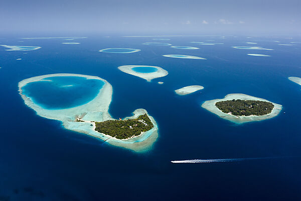 Ferieninsel Villivaru und Biyaadhoo, Sued Male Atoll, Indischer Ozean, Malediven
