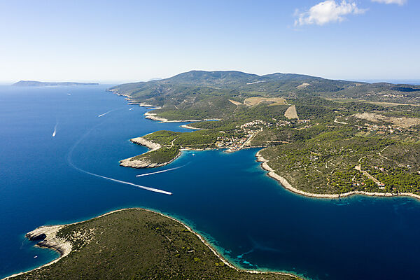 Rukavac an der Suedkueste von Vis, Mittelmeer, Kroatien