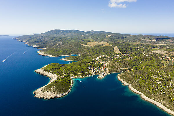 Rukavac an der Suedkueste von Vis, Mittelmeer, Kroatien