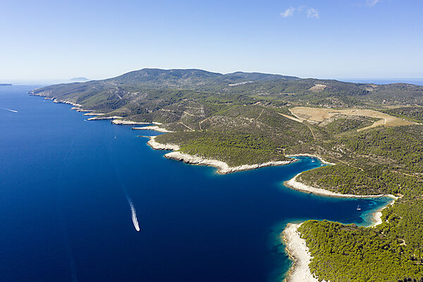 Suedkueste der Insel Vis, Mittelmeer, Kroatien