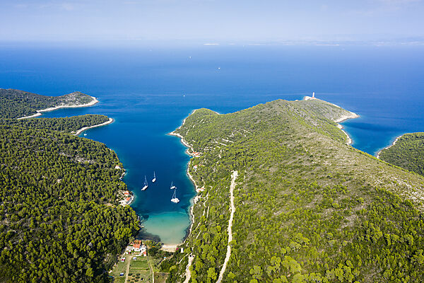 Suedkueste der Insel Vis, Mittelmeer, Kroatien