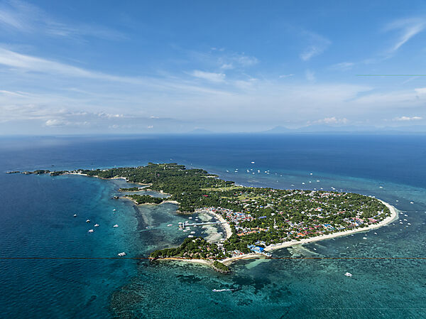 Malalpascua, Aerial View, Malalpascua Island, Cebu, Philippine Sea, Philippines